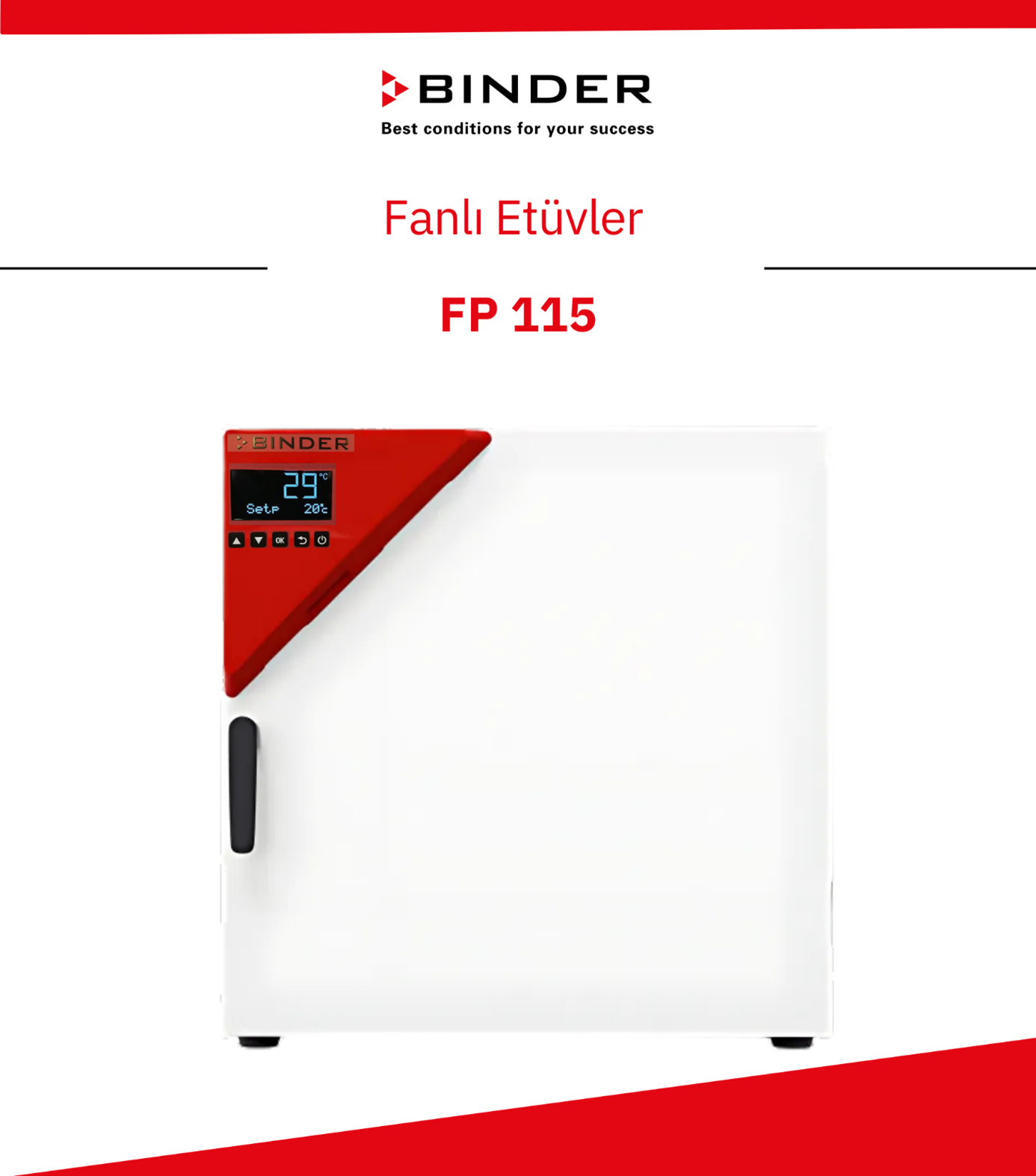 BINDER FP 115 Fanlı Etüv