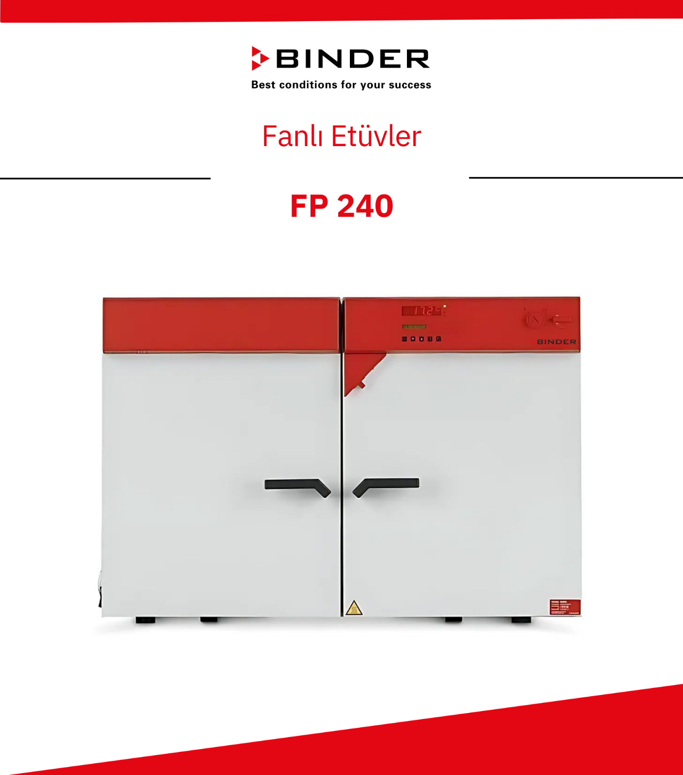 BINDER FP 240 Fanlı Etüv – APT.line™ & Programlanabilir