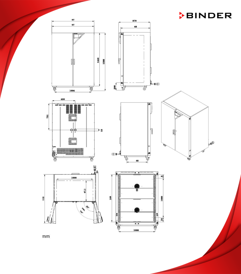 BINDER M 720 Fanlı Etüv