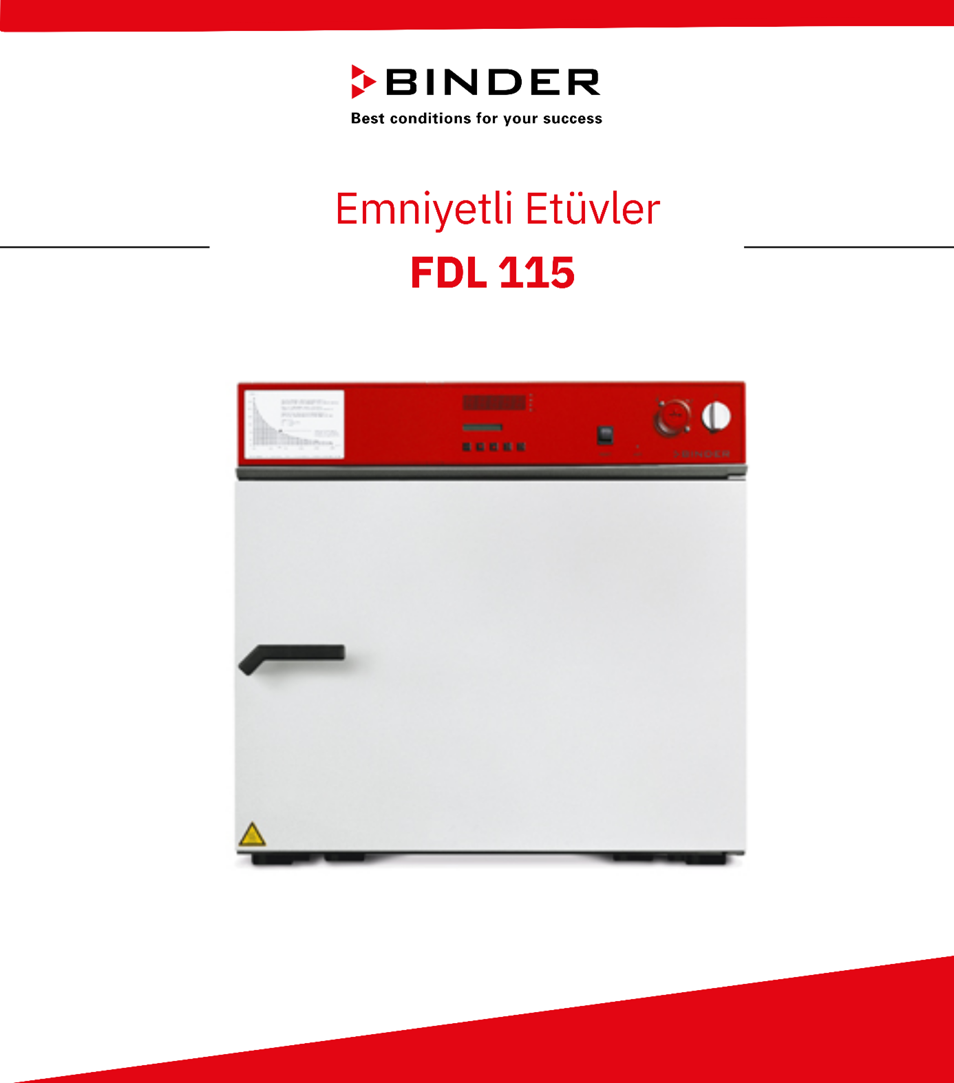 BINDER FDL 115 Fanlı Etüv