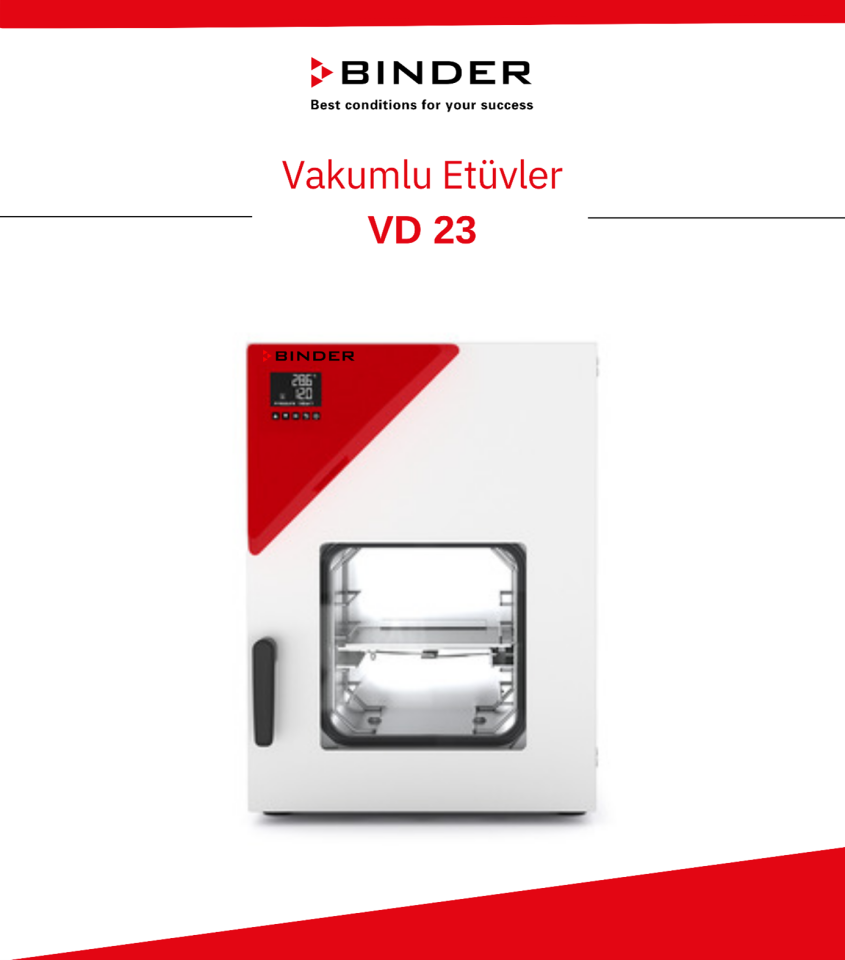 BINDER VD 23 Vakumlu Etüv