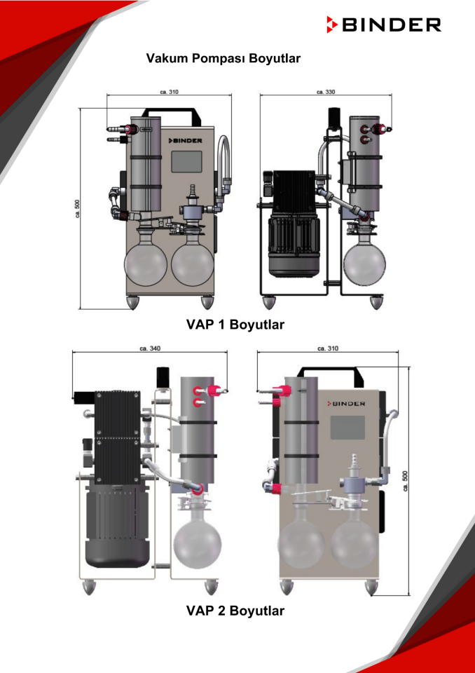 BINDER VD 23 Vakumlu Etüv - 24 L / +9 °C...220 °C