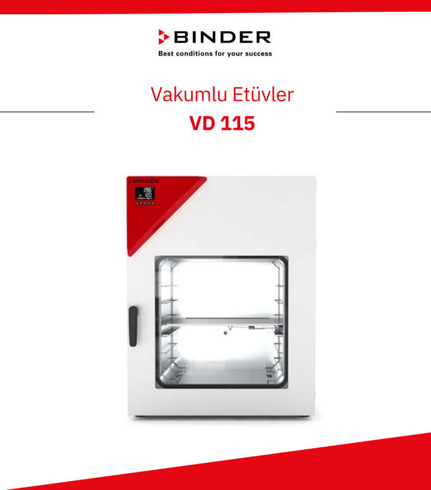 BINDER VD 115 Vakumlu Etüv