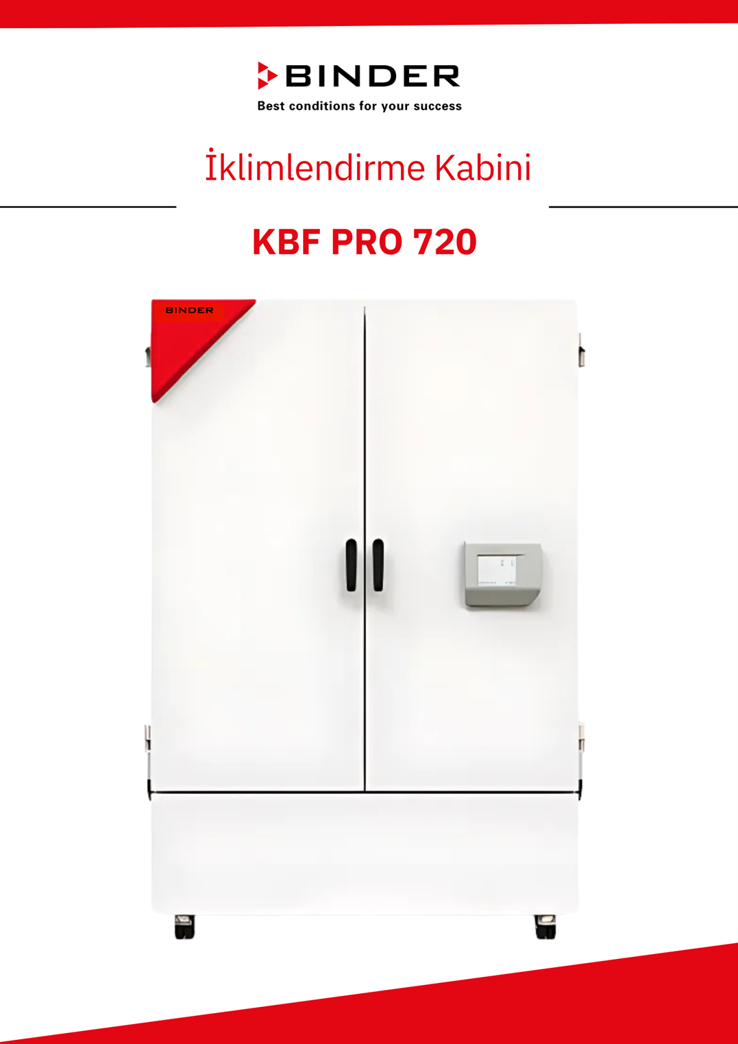 BINDER KBF PRO 720 İklimlendirme Kabini – APT.line™
