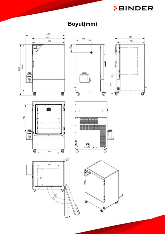 BINDER KBF-S 240 İklimlendirme Kabini