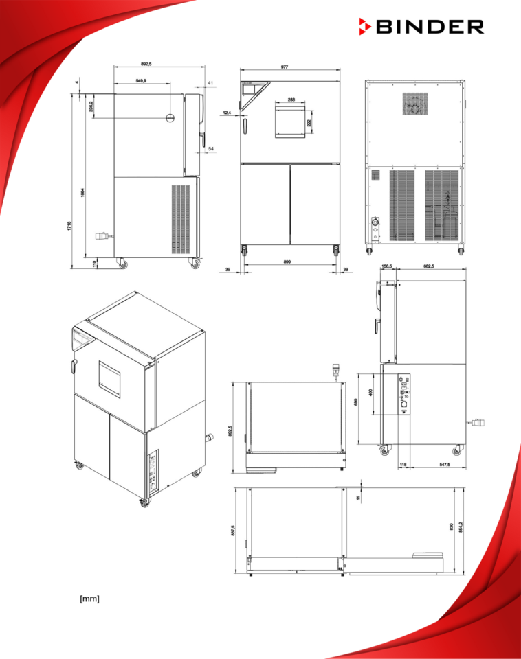 BINDER MK 115 Dinamik İklim Kabini – APT.line™ Isıtma Odası