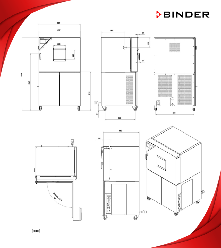 BINDER MKF 115 Dinamik İklim Kabini
