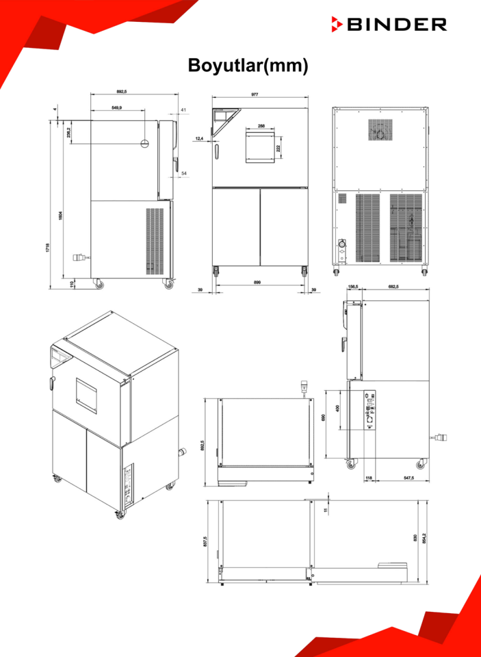 BINDER MKT 115 Dinamik İklim Kabini