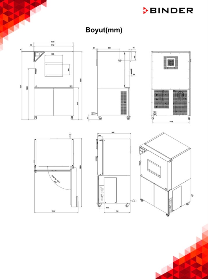 BINDER MKT 240 Dinamik İklim Kabini