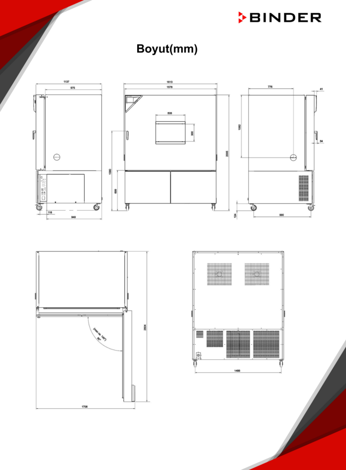 BINDER MKT 720 Dinamik İklim Kabini