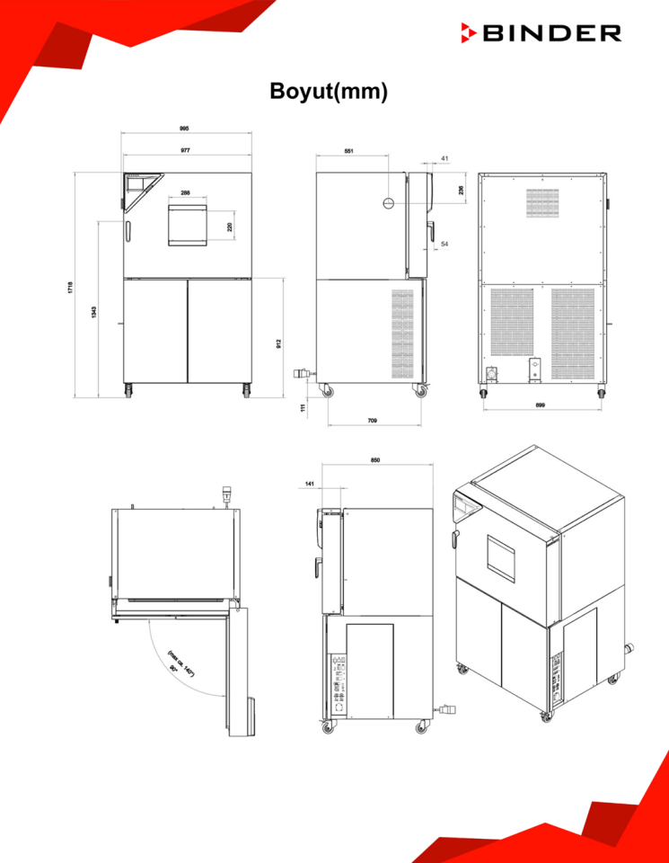 BINDER MKFT 115 Dinamik İklim Kabini
