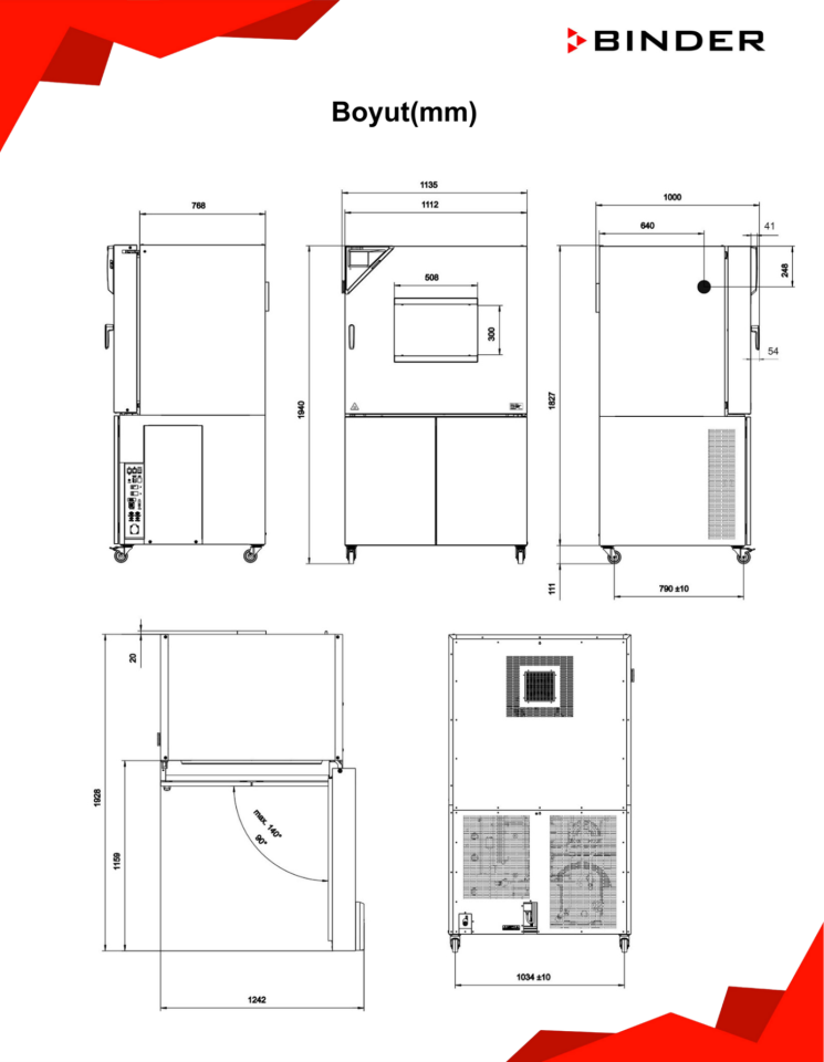 BINDER MKFT 240 Dinamik İklim Kabini – APT.line™ Teknolojisi