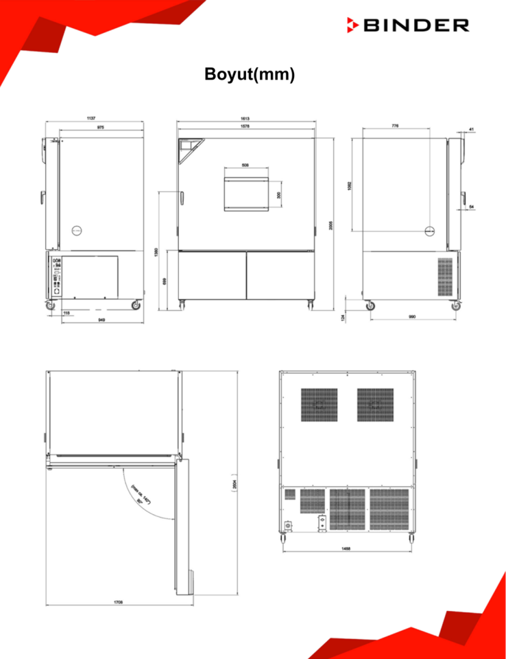 BINDER MKFT 720 Dinamik İklim Kabini