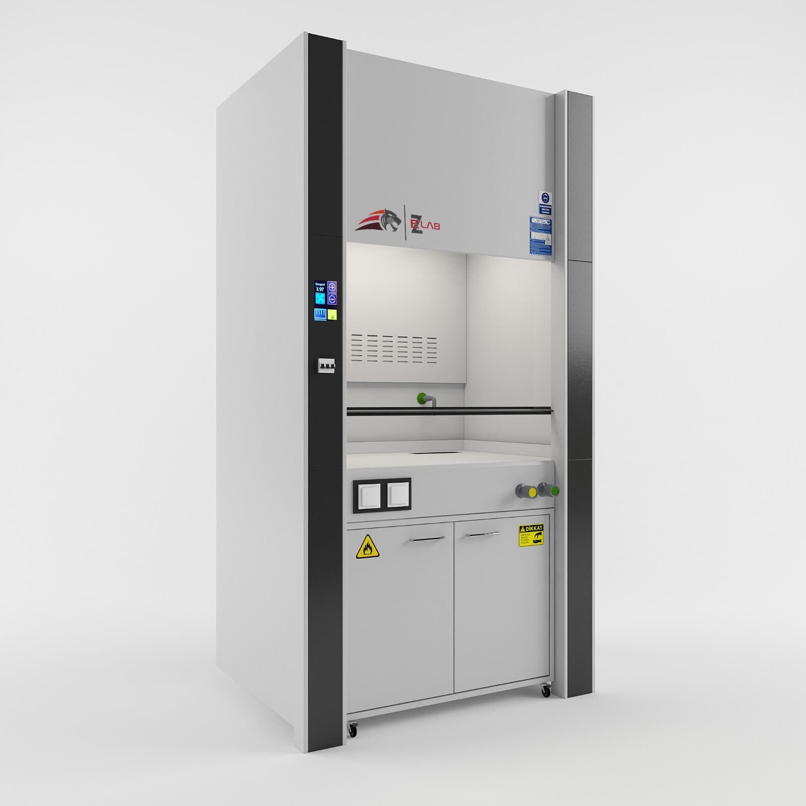 120 cm Standart Çeker Ocak Lab Fume Hood