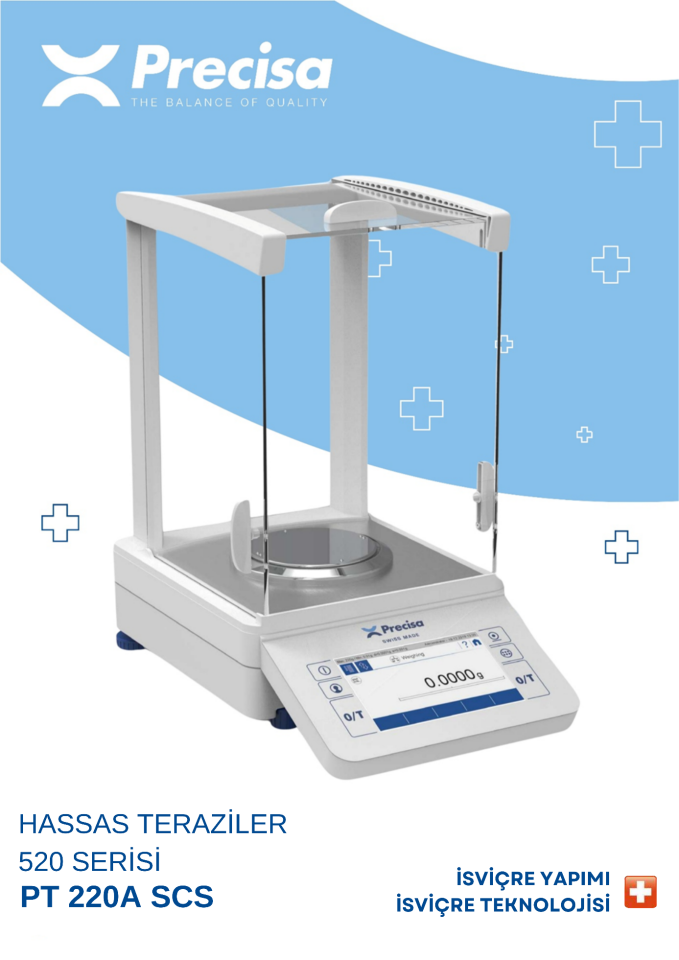 PRECISA PT 220A SCS Analitik Terazi 220 gr/0.0001 gr