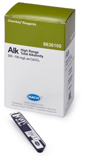 Yüksek Aralık Toplam Alkalinite Chemkey Reaktifleri (25/kutu) 8636100