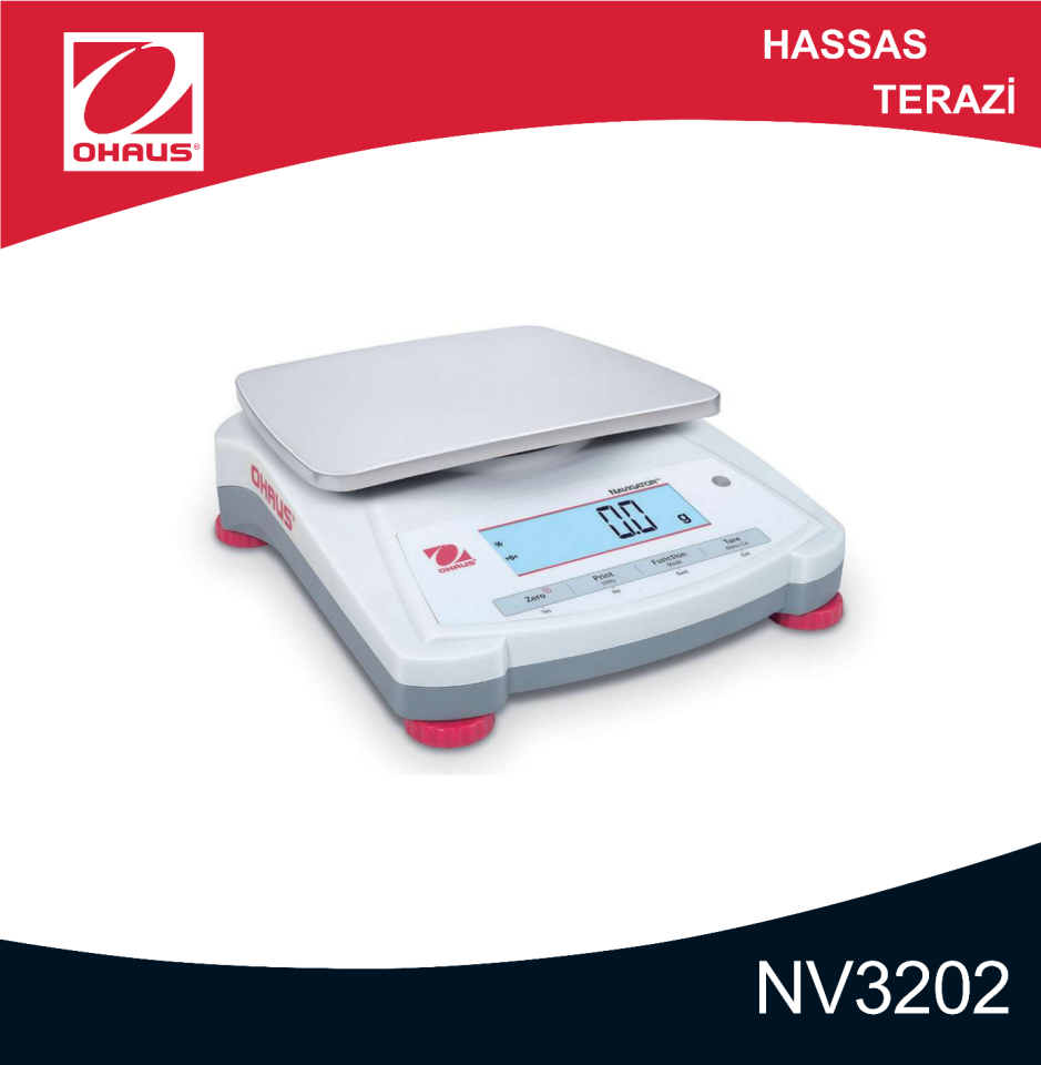 OHAUS NV3202 Navigator Hassas Terazi 3200 gr/0.01 gr