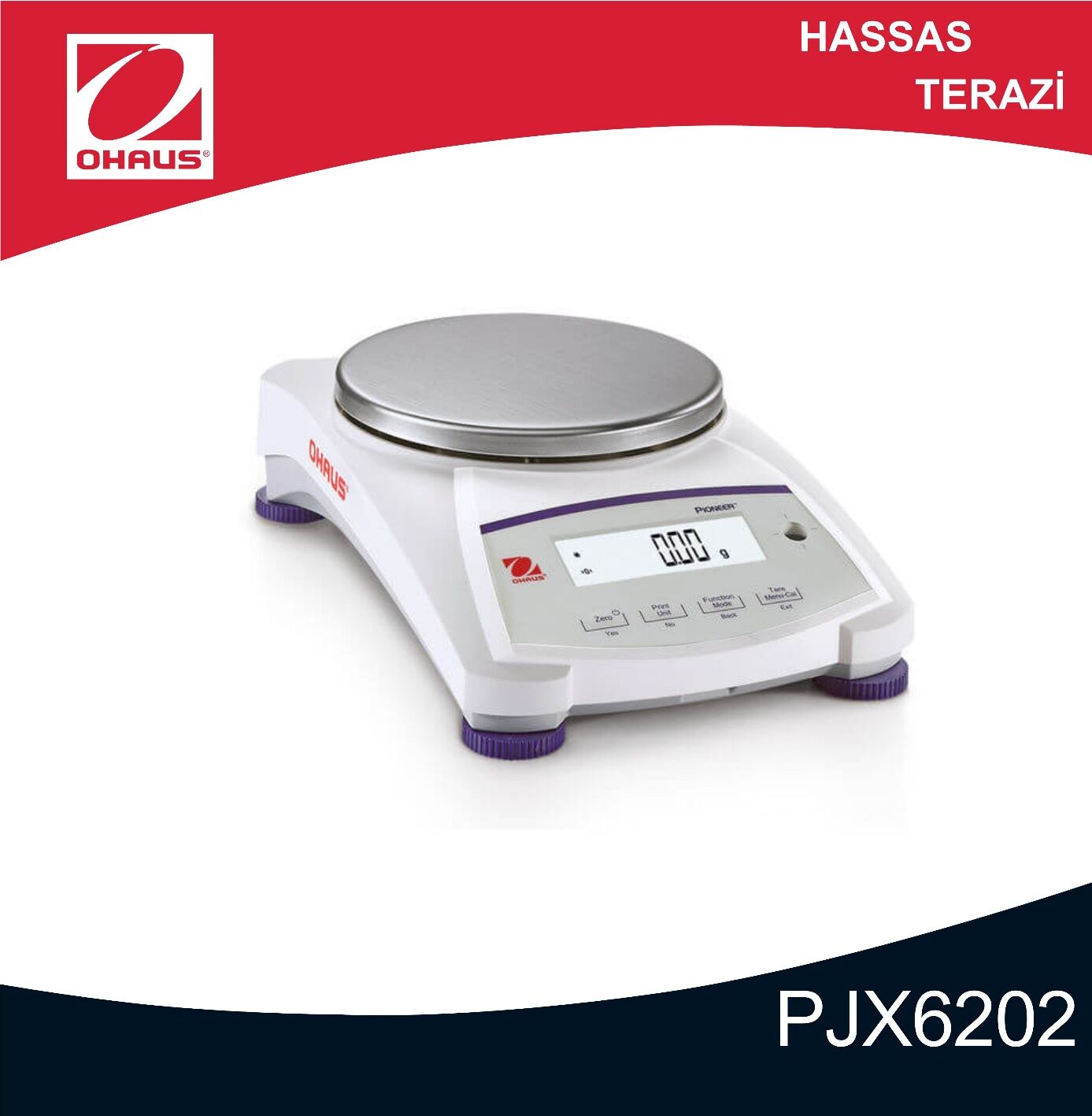 OHAUS PJX6202 Altın Serisi Hassas Terazi
