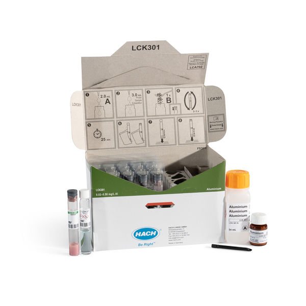 Alüminyum küvet testi, 0,02-0,5 mg/L Al LCK301