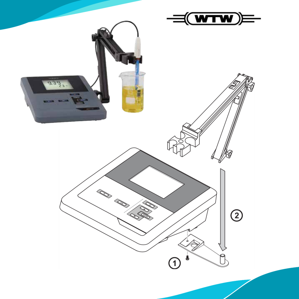 WTW inoLab pH 7110 SET 4 Masa Tipi Set -2.000 ... +20.000 pH