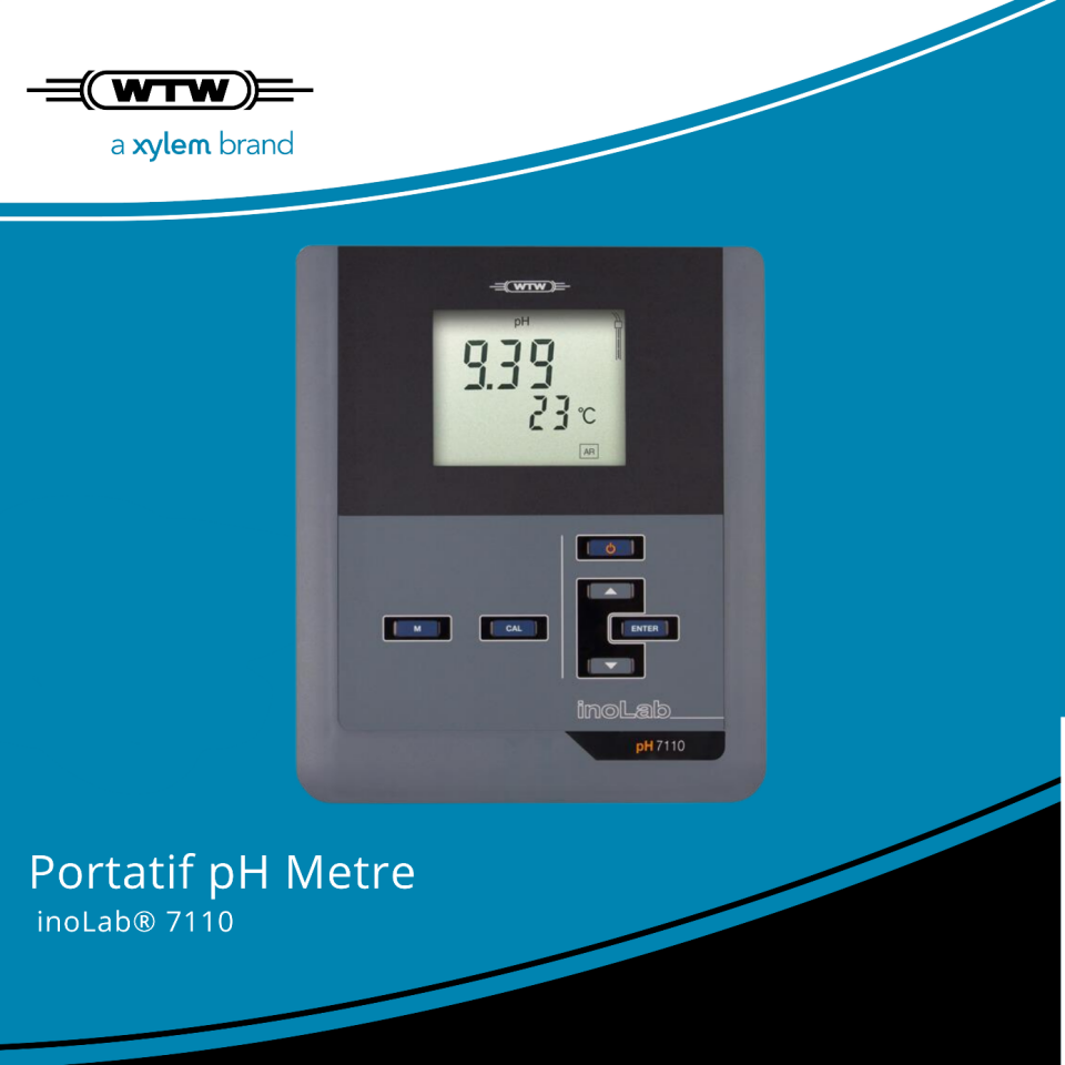 WTW inoLab pH 7110 Masa Tipi Metre -2.000 ... +20.000 pH