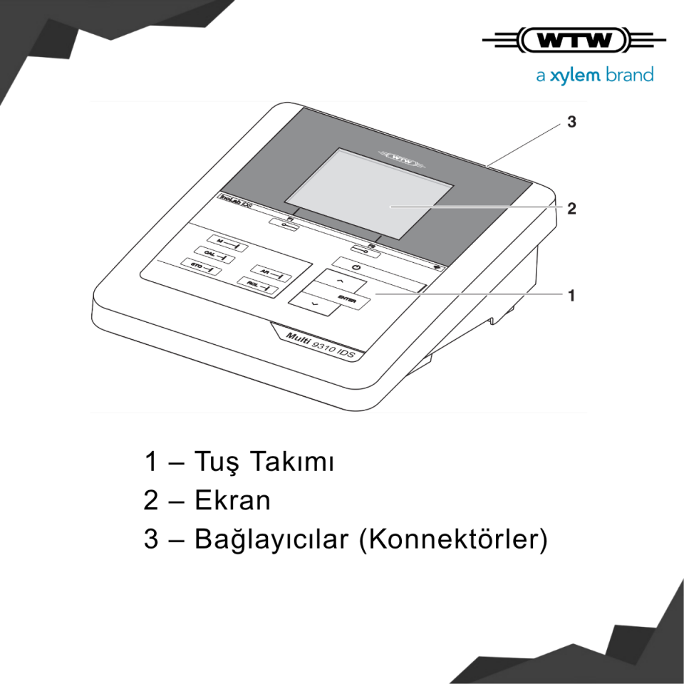 WTW inoLab Multi 9310 Set 3 Masa Ti̇pi̇ pH/İletkenli̇k/Oksi̇jen Ölçer