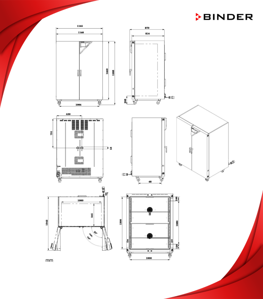 BINDER M 260 Fanlı Etüv