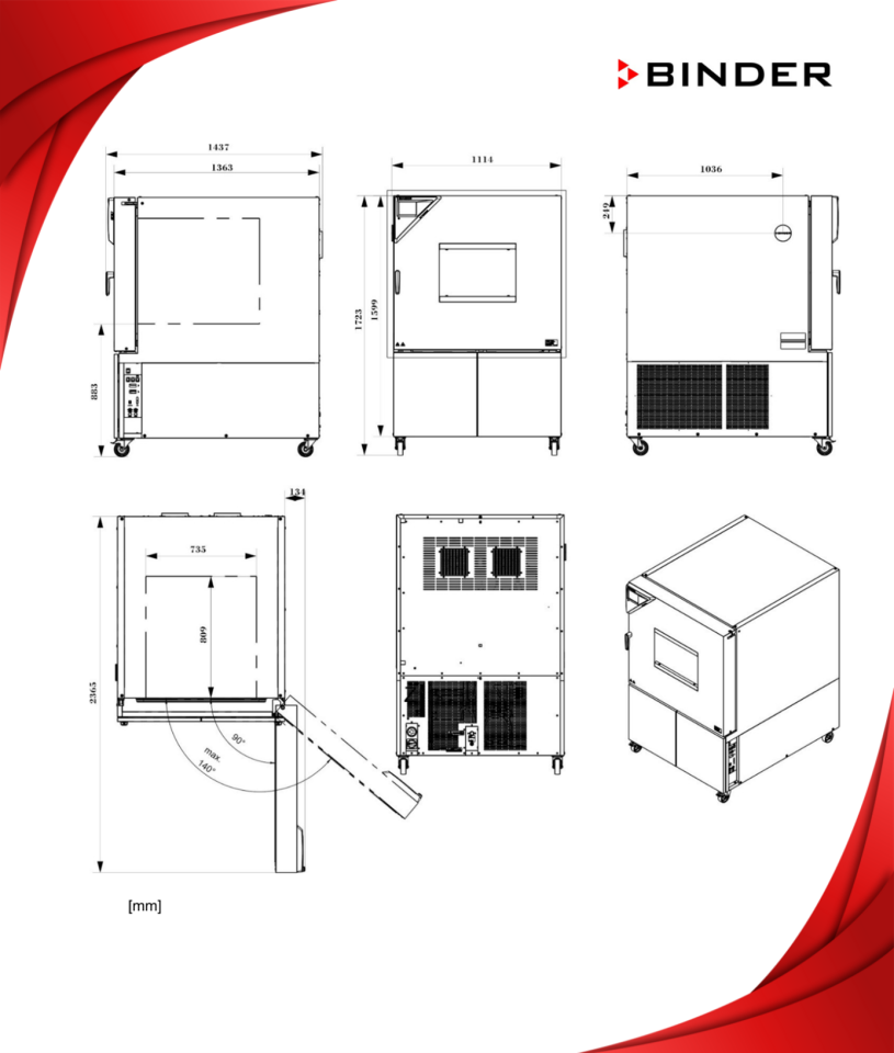 BINDER MK 400 Dinamik İklim Kabini