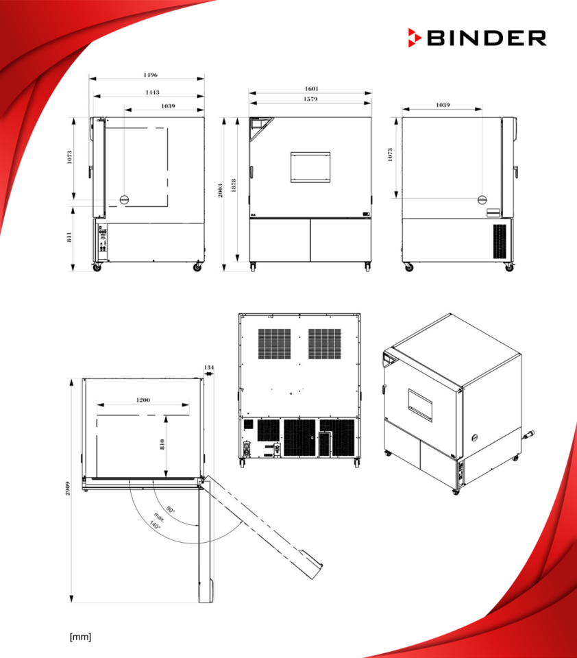 BINDER MK 1020 Dinamik İklim Kabini