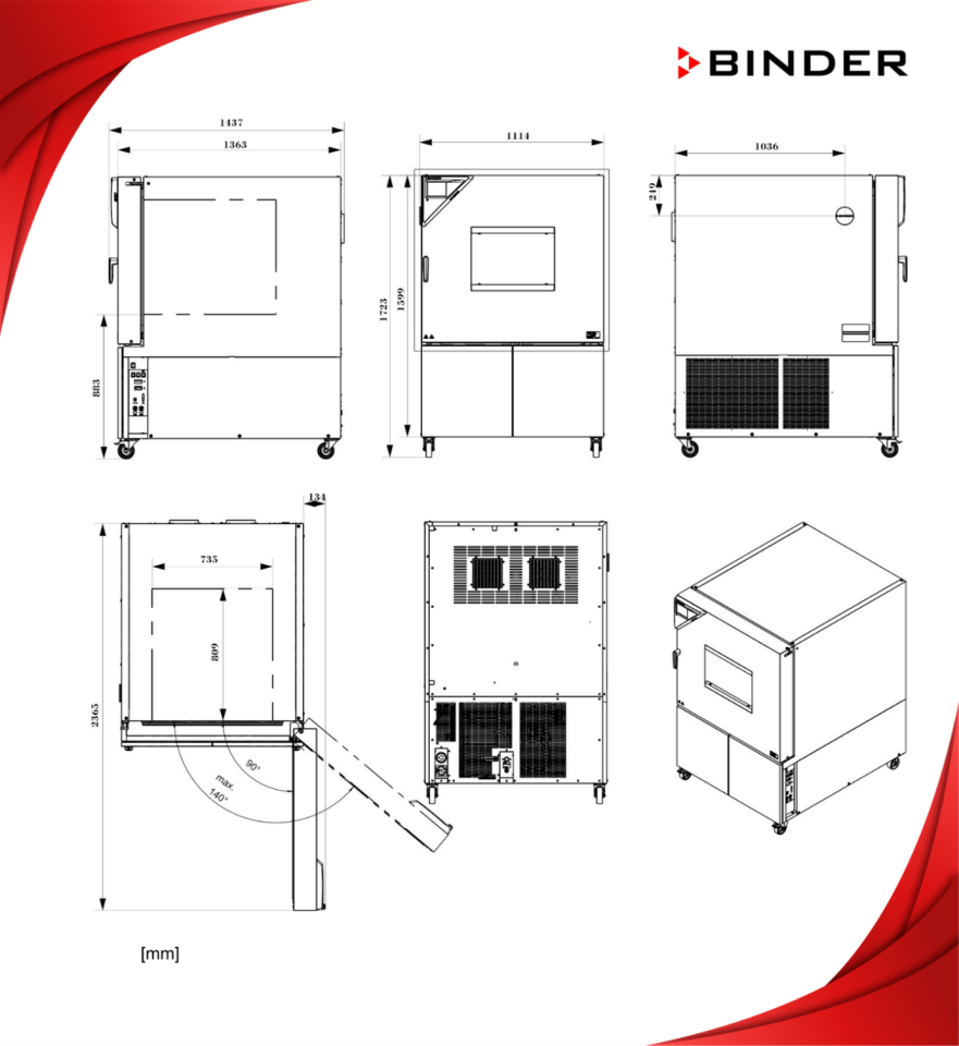 BINDER MKF 400 Dinamik İklim Kabini