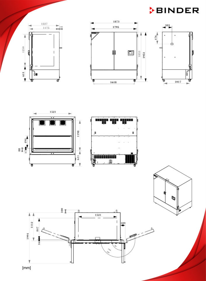 BINDER KBF 1600 İklimlendirme Kabini