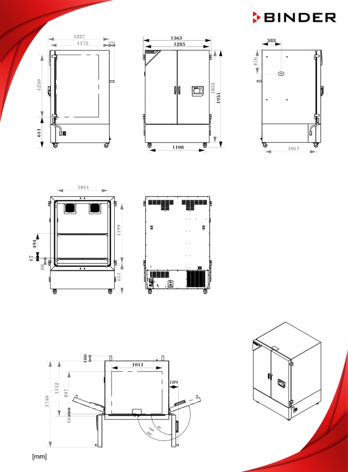 BINDER KBF 1060 İklimlendirme Kabini