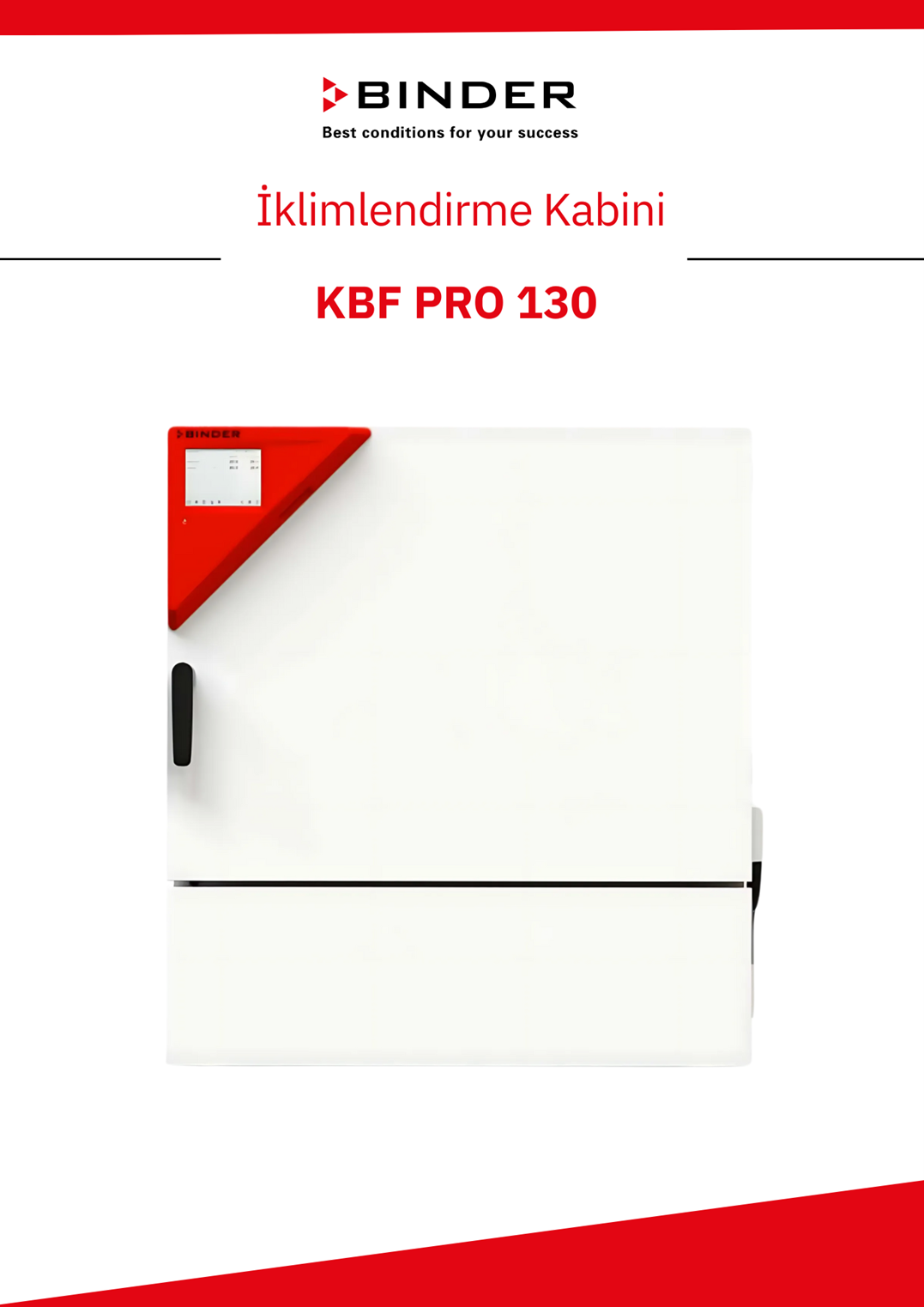 BINDER KBF PRO 130 İklimlendirme Kabini