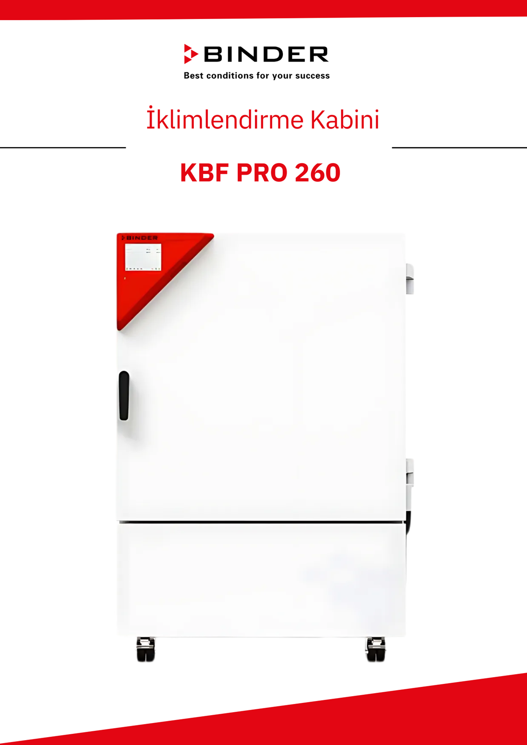 BINDER KBF PRO 260 İklimlendirme Kabini