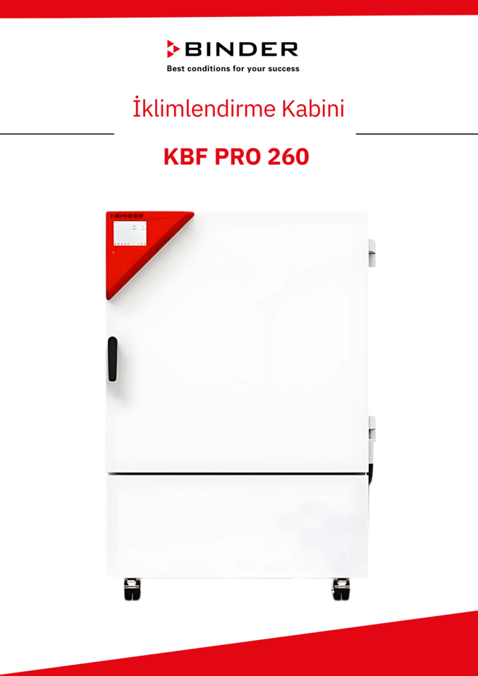 BINDER KBF PRO 260 İklimlendirme Kabini