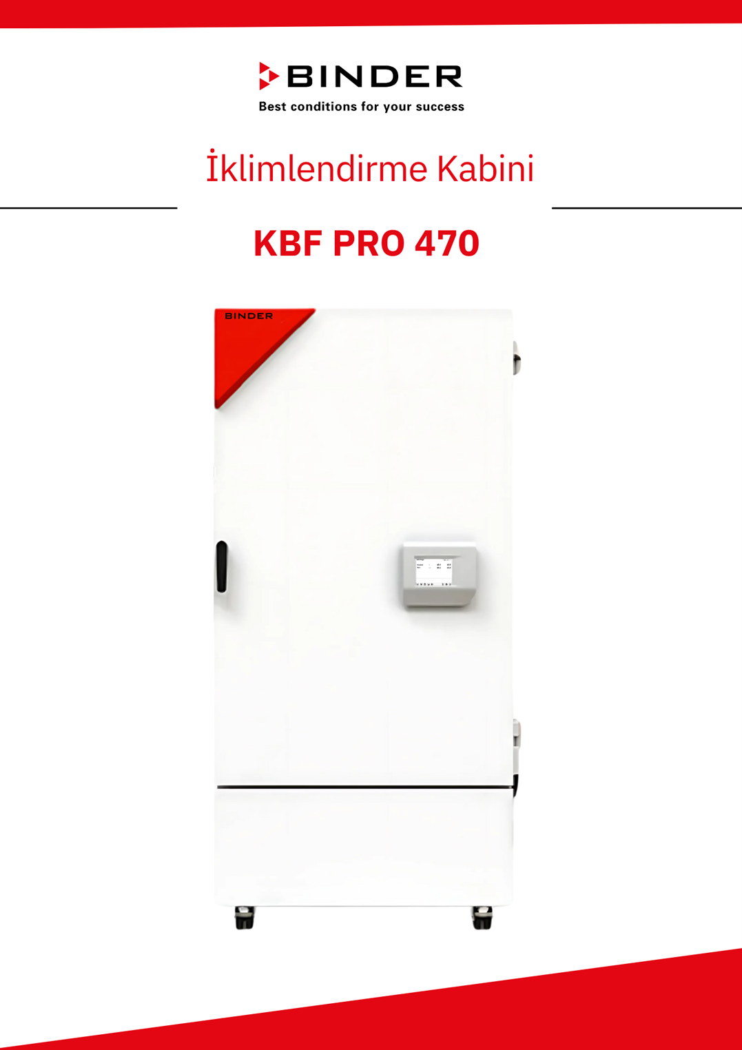 BINDER KBF PRO 470 İklimlendirme Kabini