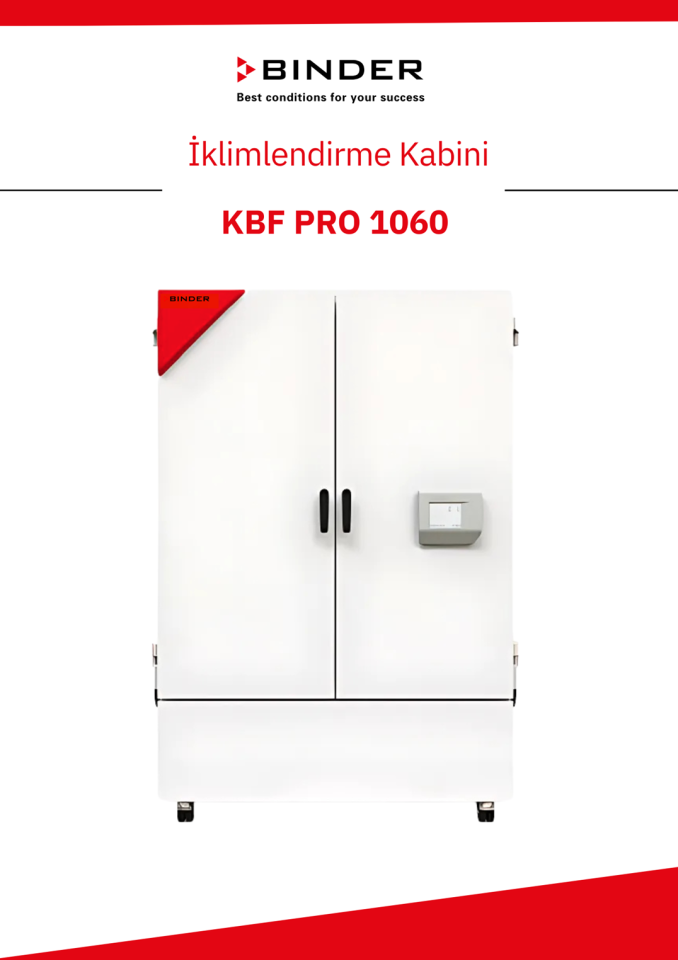 BINDER KBF PRO 1060 İklimlendirme Kabini – APT.line™