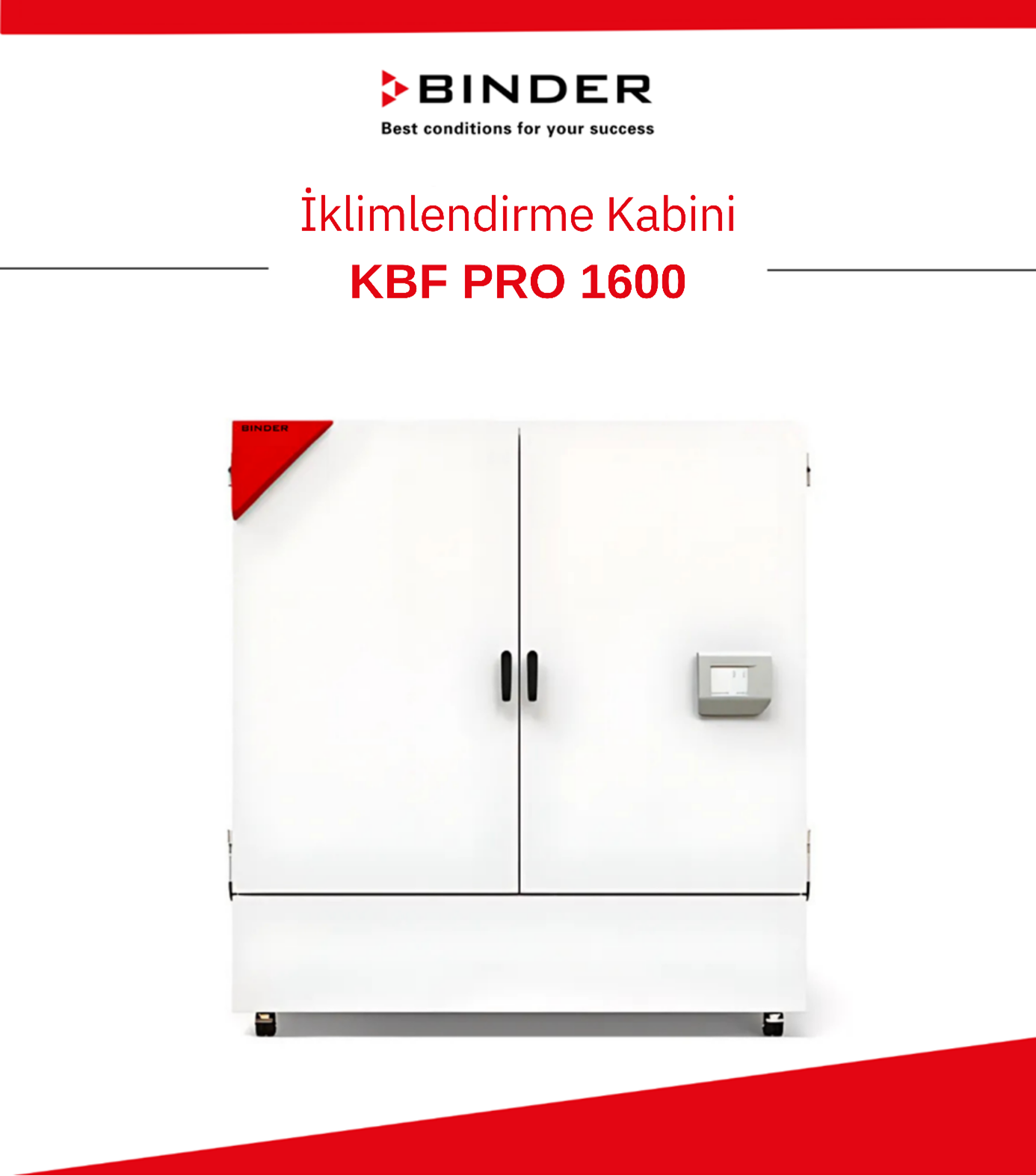 BINDER KBF PRO 1600 İklimlendirme Kabini