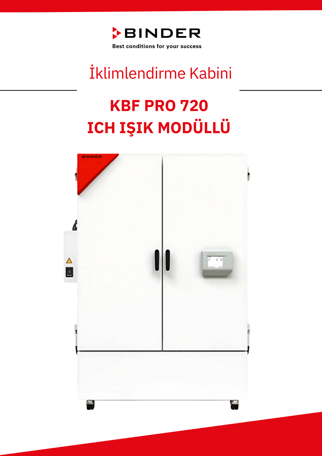 BINDER KBF PRO 720 - ICH Işık Modüllü İklimlendirme Kabini
