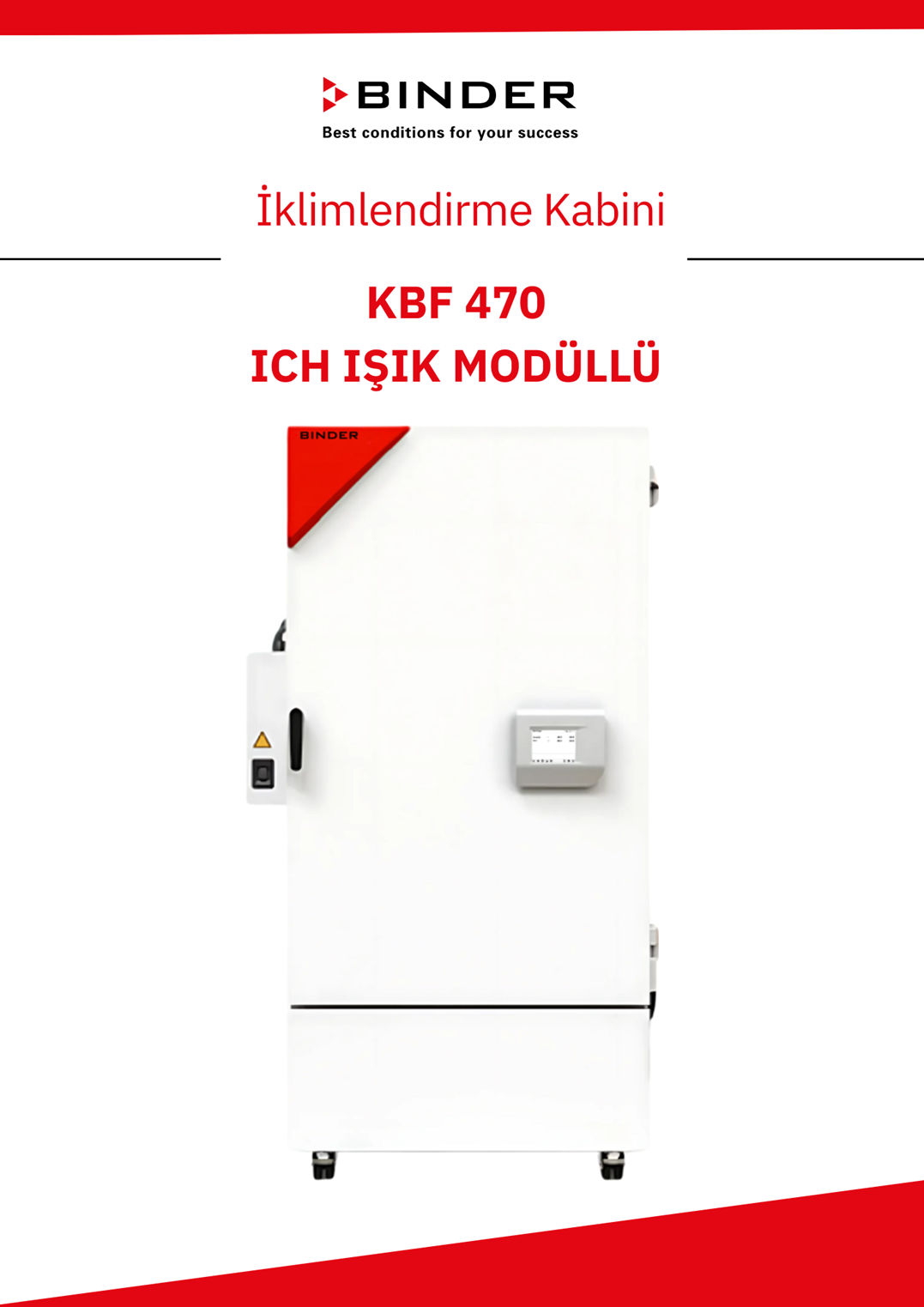 BINDER KBF 470 - ICH Işık Modüllü İklimlendirme Kabini