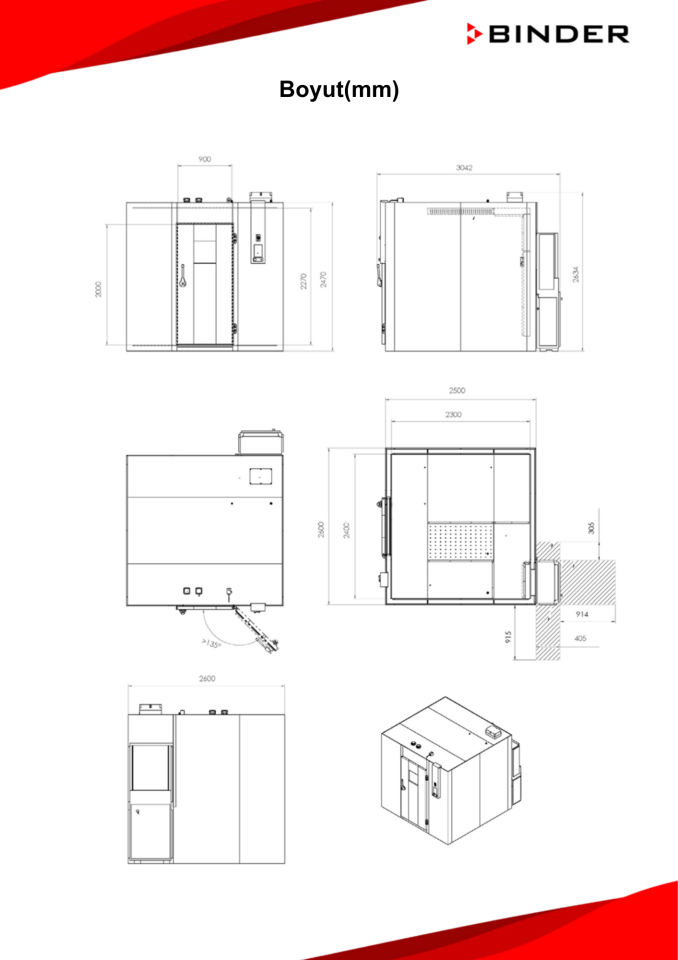 BINDER WIC 1 Girilebilen Stabilite Kabini