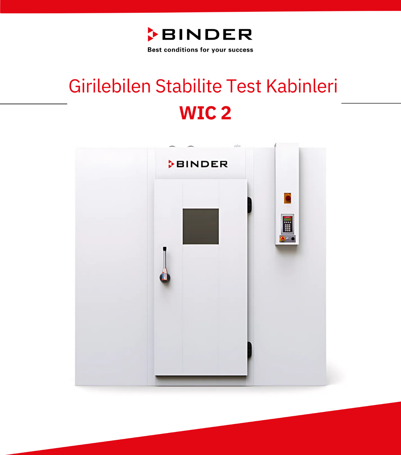 BINDER WIC 2 Girilebilen Stabilite Kabini