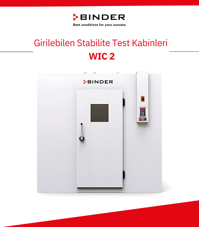 BINDER WIC 2 Girilebilen Stabilite Kabini - ICH Q1A Uyumlu