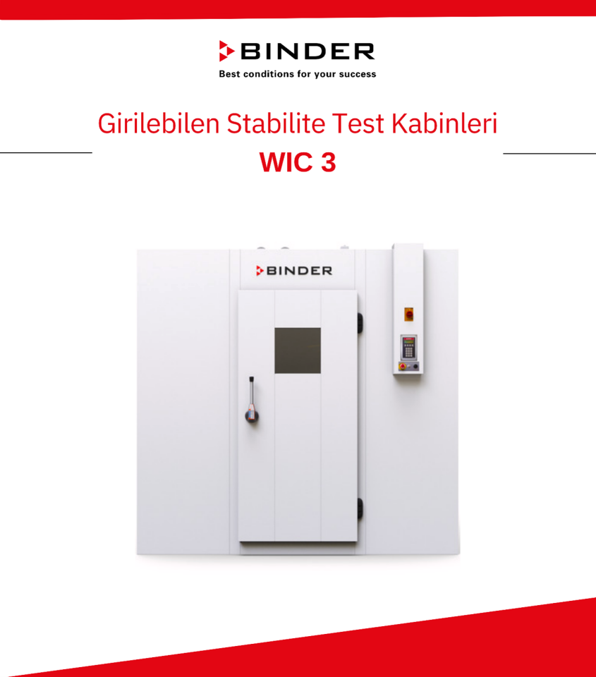 BINDER WIC 3 Girilebilen Stabilite Kabini