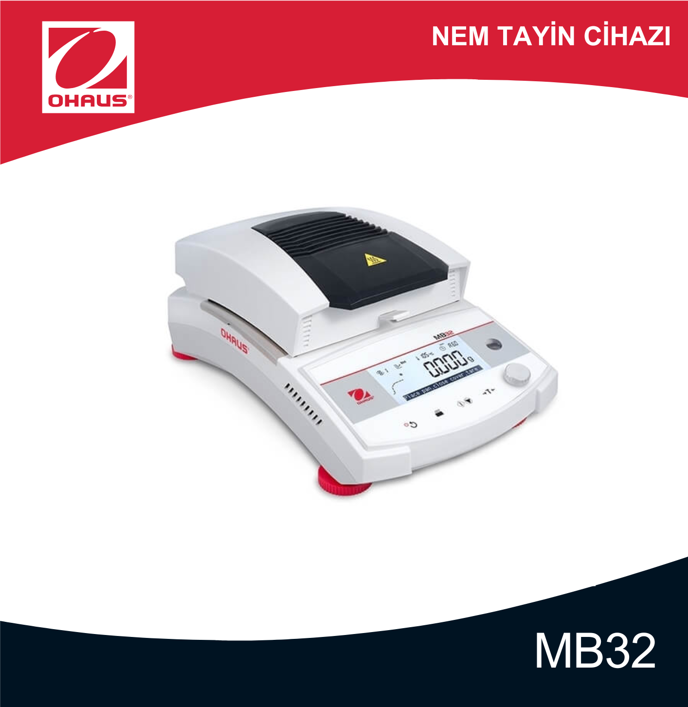OHAUS MB62 Nem Tayin Cihazı