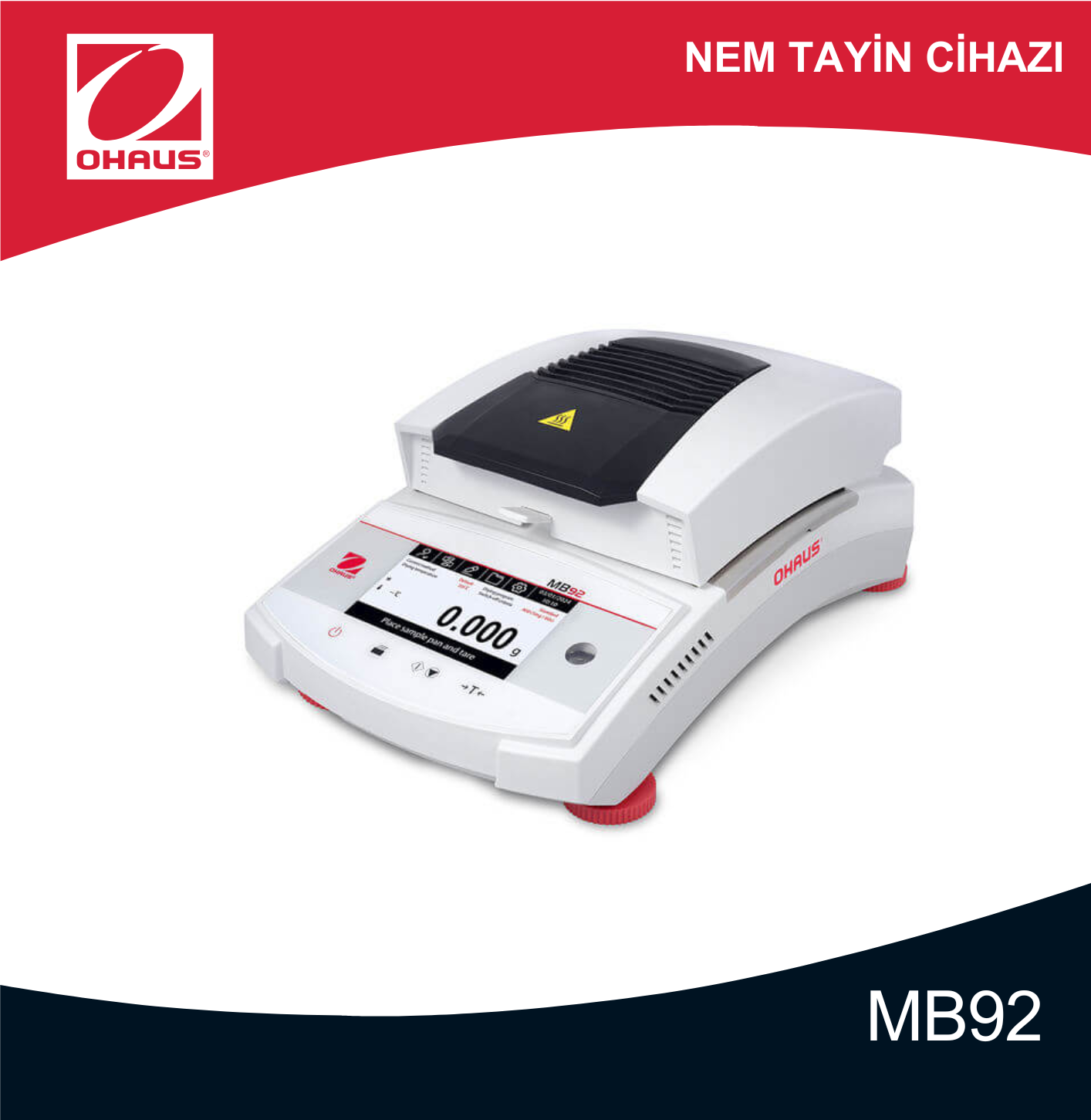 OHAUS MB92 Nem Tayin Cihazı