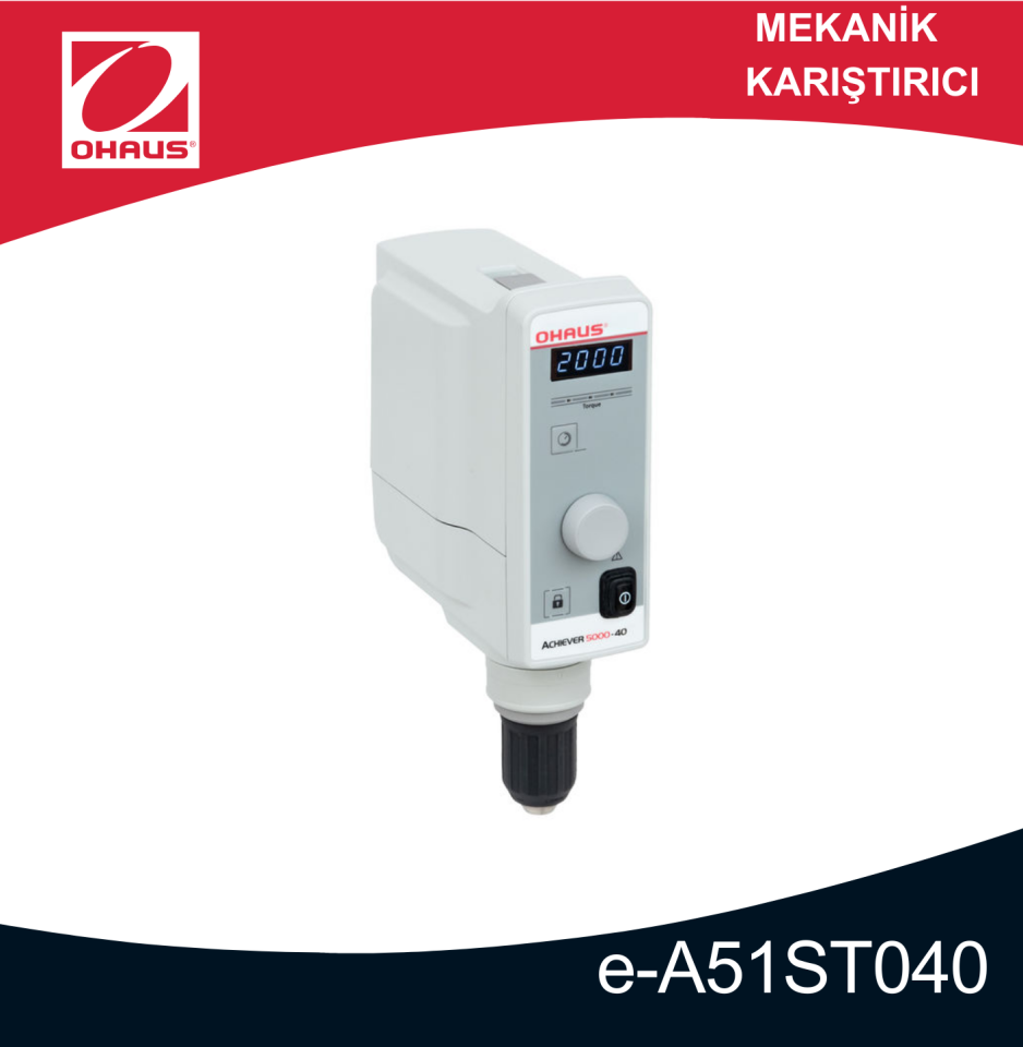 OHAUS e-A51ST040 Mekanik Karıştırıcı