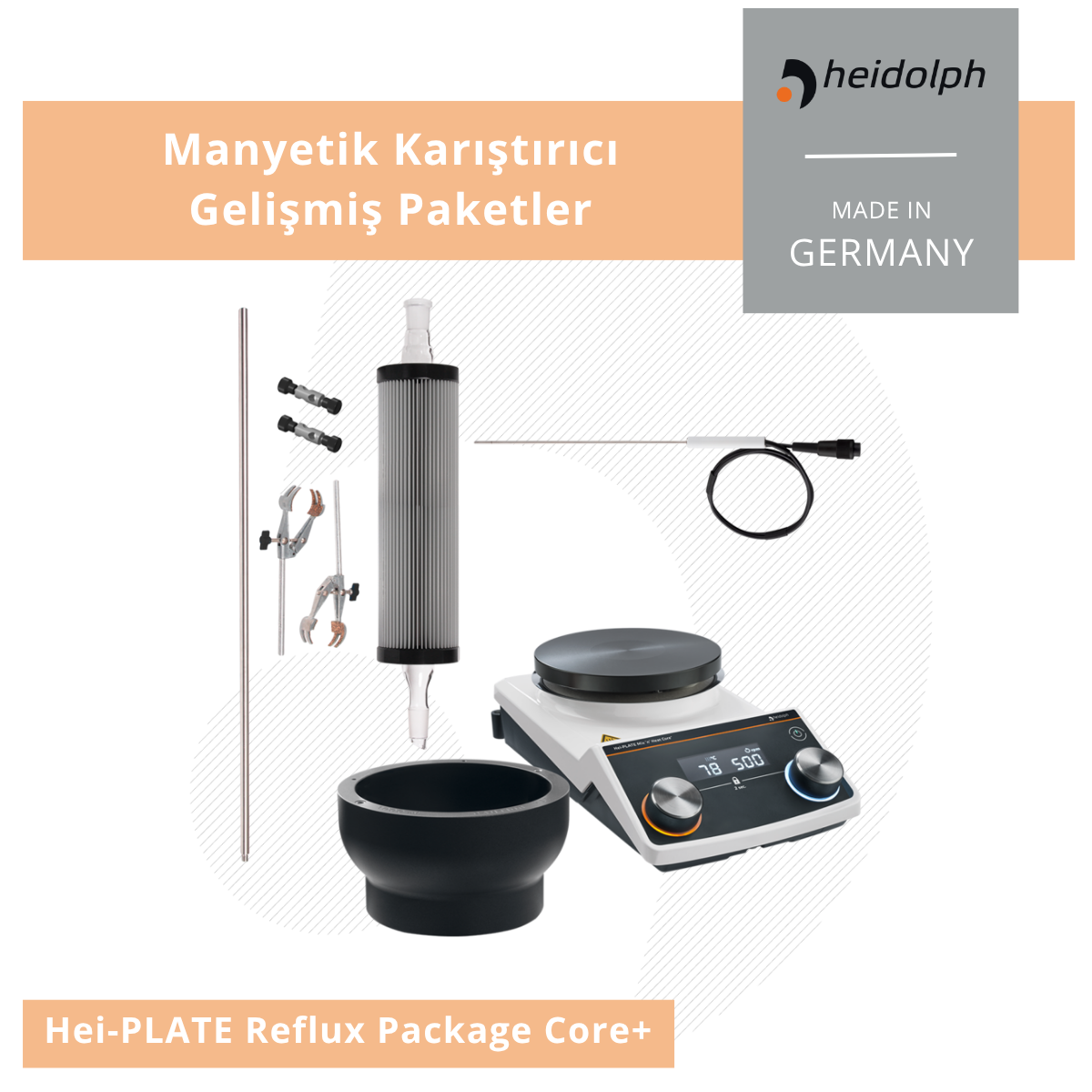 HEIDOLPH Hei-PLATE Reflux Package Core+ 135mm/145mm