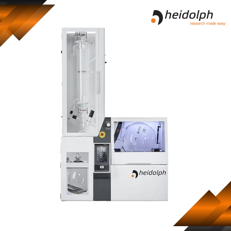 HEIDOLPH Hei-VAP Industrial – Yüksek Performanslı Rotary Evaporatör Shorty RC Tipi Cam Ekipmanı