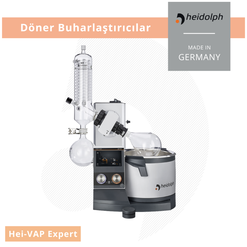 HEIDOLPH Hei-VAP Expert Handlift – Rotary Evaporatör G5 Tipi Cam Ekipmanı
